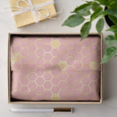 De Roze en Gouden Bij Serie Ontwerp 2 Tissuepapier (Geschenk)