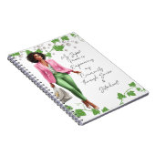 De Roze en Groene Boss Lady Notitieboek (Rechterzijde)