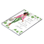 De Roze en Groene Boss Lady Notitieboek (Linkerzijde)