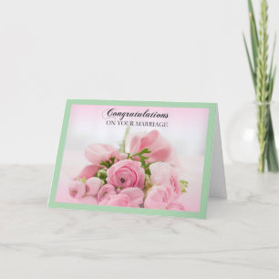 De roze en Groene Kaart van de Gelukwensen van het