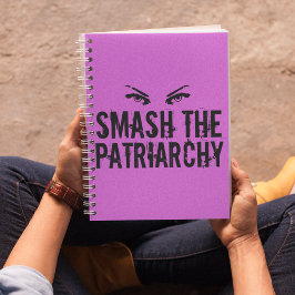 De roze feministische maatstaf van de Patriarchie Notitieboek