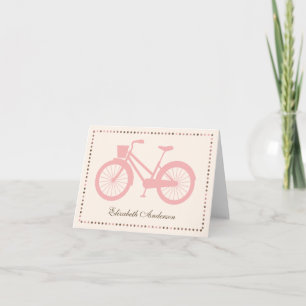 De roze Fiets vouwde de Kaarten van de Nota