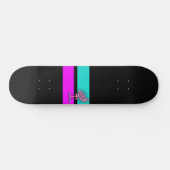 De roze flamingo persoonlijk skateboard (Horizontaal)