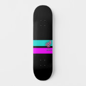 De roze flamingo persoonlijk skateboard (Voorkant)