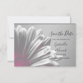 De roze Floral hoogtepunten Wedden sparen de Datum Save The Date