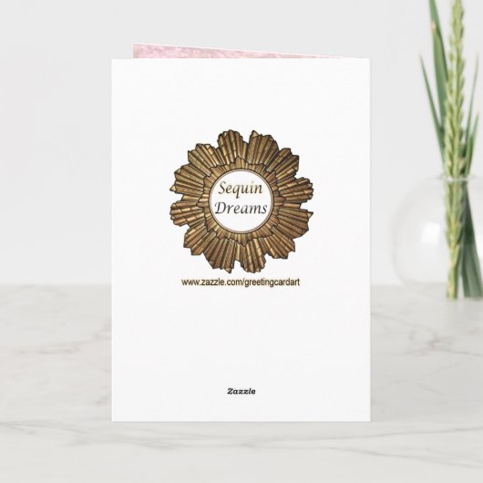 De Roze Gelukkige Moederdag Pomeranian van de foto Kaart (Achterkant)