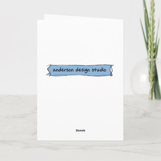 De roze gewaagde bloem ontwerpt 4de kaart (Achterkant)