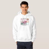 De roze gleuf van Rick London Hoodie (Voorkant volledig)