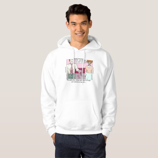 De roze gleuf van Rick London Hoodie (Voorkant volledig)