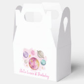 De roze gouden eerste reis rond de zon die de zond bedankdoosjes (Geopend)