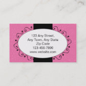 De roze Groene Visitekaartjes van de Bakkerij van (Achterkant)