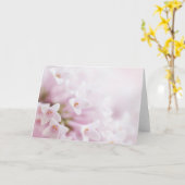 De roze Horizontale bloemen van wenskaarten Kaart (Gele Bloem)