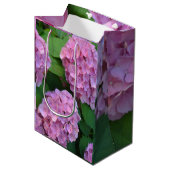 De roze Hortensia hydrangea struik Medium Cadeauzakje (Voorkant Gekanteld)