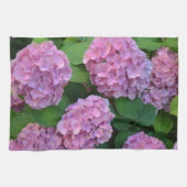 De roze Hortensia hydrangea struik Theedoek (Horizontaal)