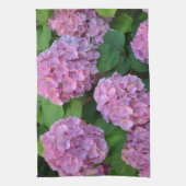 De roze Hortensia hydrangea struik Theedoek (Verticaal)