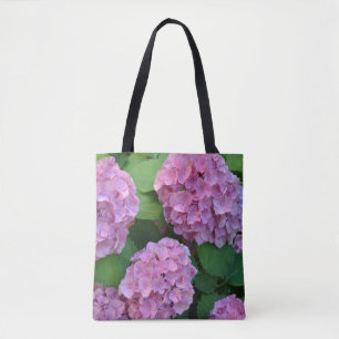 De roze Hortensia hydrangea Tote Bag