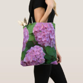 De roze Hortensia hydrangea Tote Bag (Dichtbij)