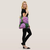 De roze Hortensia hydrangea Tote Bag (Op model)