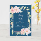 De roze Kaart van de Bloemen van de Moederdag voor (Gele Bloem)