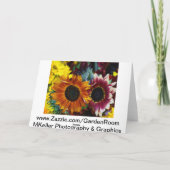 De roze Kaart van de Dahlia (Achterkant)