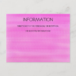 DE ROZE KAART VAN DE INFORMATIE VAN DE WATERVERF