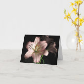 De roze Kaart van de Nota van de Lelie (Gele Bloem)