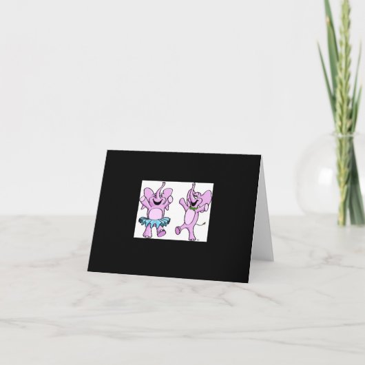 De roze Kaart van de Nota van het Logo van de (Voorkant)