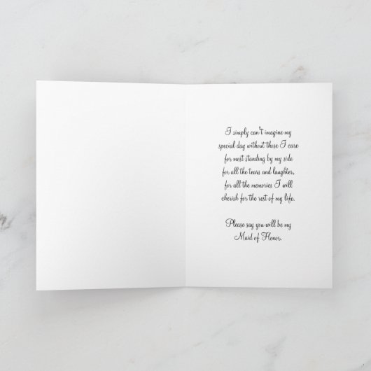 De roze Kaart van de Uitnodiging van het Eerste (Binnen)