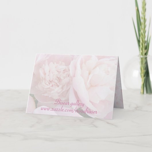 De roze Kaart van de Uitnodiging van het Huwelijk (Achterkant)