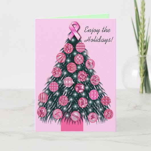 De roze kaart van de Vakantie van het Lint (Voorkant)
