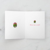 De roze Kaart van de Verjaardag van Digitalissen (Binnen)