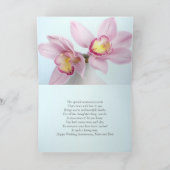 De roze Kaart van het Mamma en van de Papa van het (Binnen)