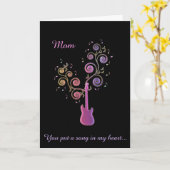 De roze Kaart van het Moederdag van de Boom van de (Gele Bloem)