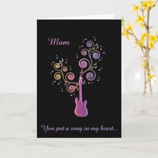 De roze Kaart van het Moederdag van de Boom van de (Gele Bloem)