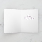 De roze kaart van het tulpenMoederdag (Binnen)