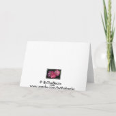 De roze Kaart van Waterlelies (Achterkant)