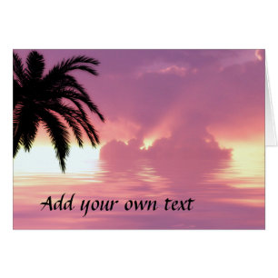 De roze Kaarten van het Strand