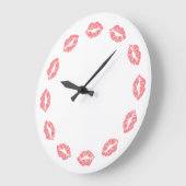 De roze Klok van de Kus van de Lippenstift (Hoek)