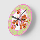 De roze Klok van het Baby van het Oerwoud (Hoek)