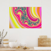 De roze knippen poster (Keuken)