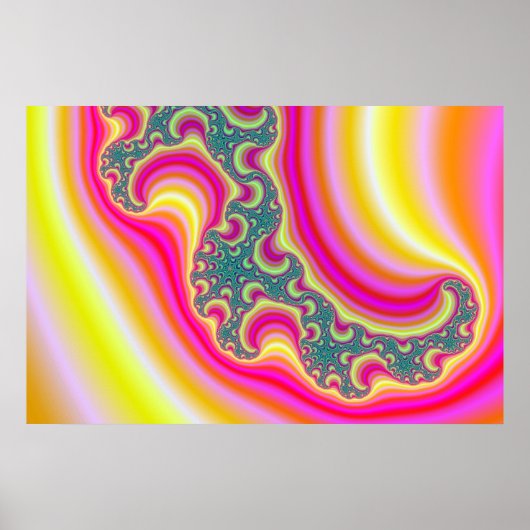 De roze knippen poster (Voorkant)