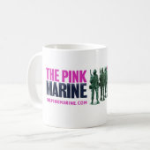 De Roze Koffiebeker Koffiemok (Voorkant links)