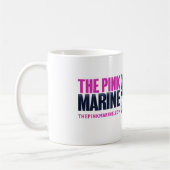 De Roze Koffiebeker Koffiemok (Links)