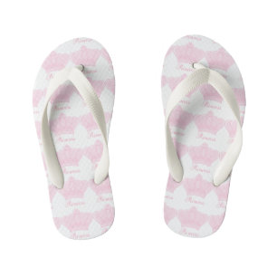 De roze Kroon van kleine prinses - Teenslippers va