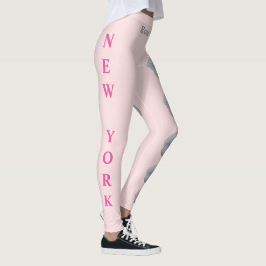 De roze Leggings van de Staat van New York (het Ro (Rechts)