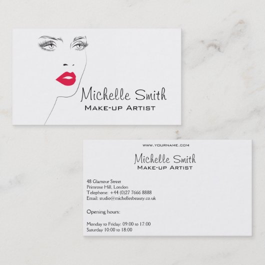 De roze lippen vormen het visitekaartje van de kun (Voorkant / Achterkant)