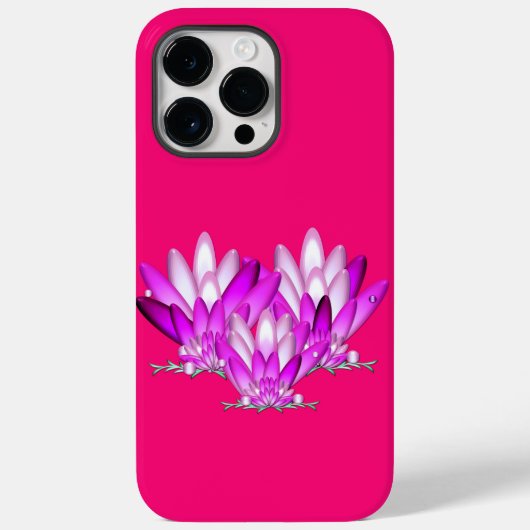 De roze lotusbloem Case-Mate iPhone case (Achterkant)