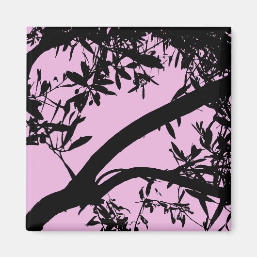 De roze Magneet van de Boom (Voorkant)
