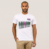 De roze marinier T-Shirt (Voorkant volledig)