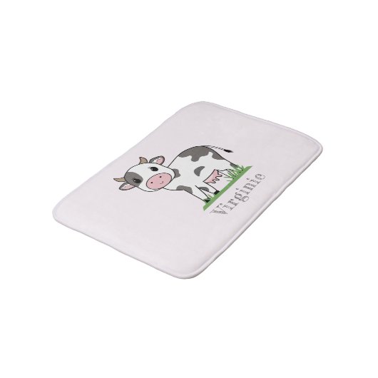 De roze Mat van de Bath met een Stomme Koe (Gekanteld)